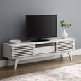 thumbnail image 2 of Allora Modern Particleboard Wood TV Stand for TVs up to 58.5" in White, 2 of 9