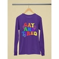 thumbnail image 3 of Colorful Lgbtq Pride Tee Long Sleeve Women's, 3 of 4