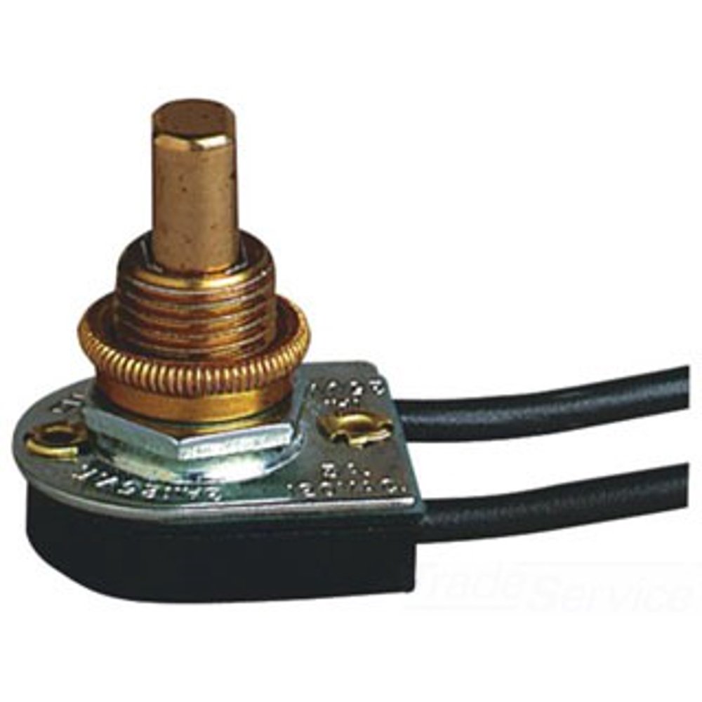 Westinghouse 22307 On/Off Brass Knob Push Canopy Switch