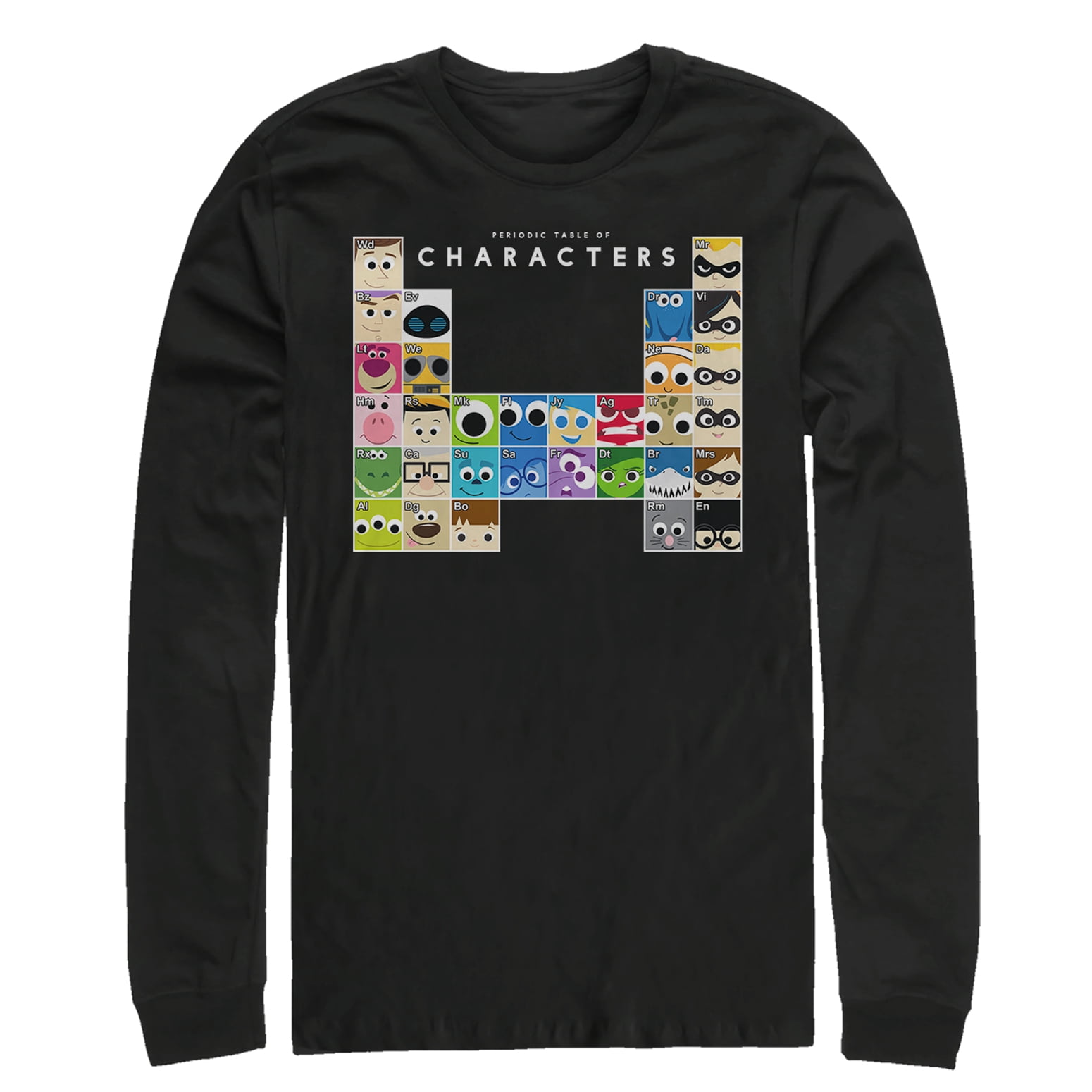 disney periodic table shirt