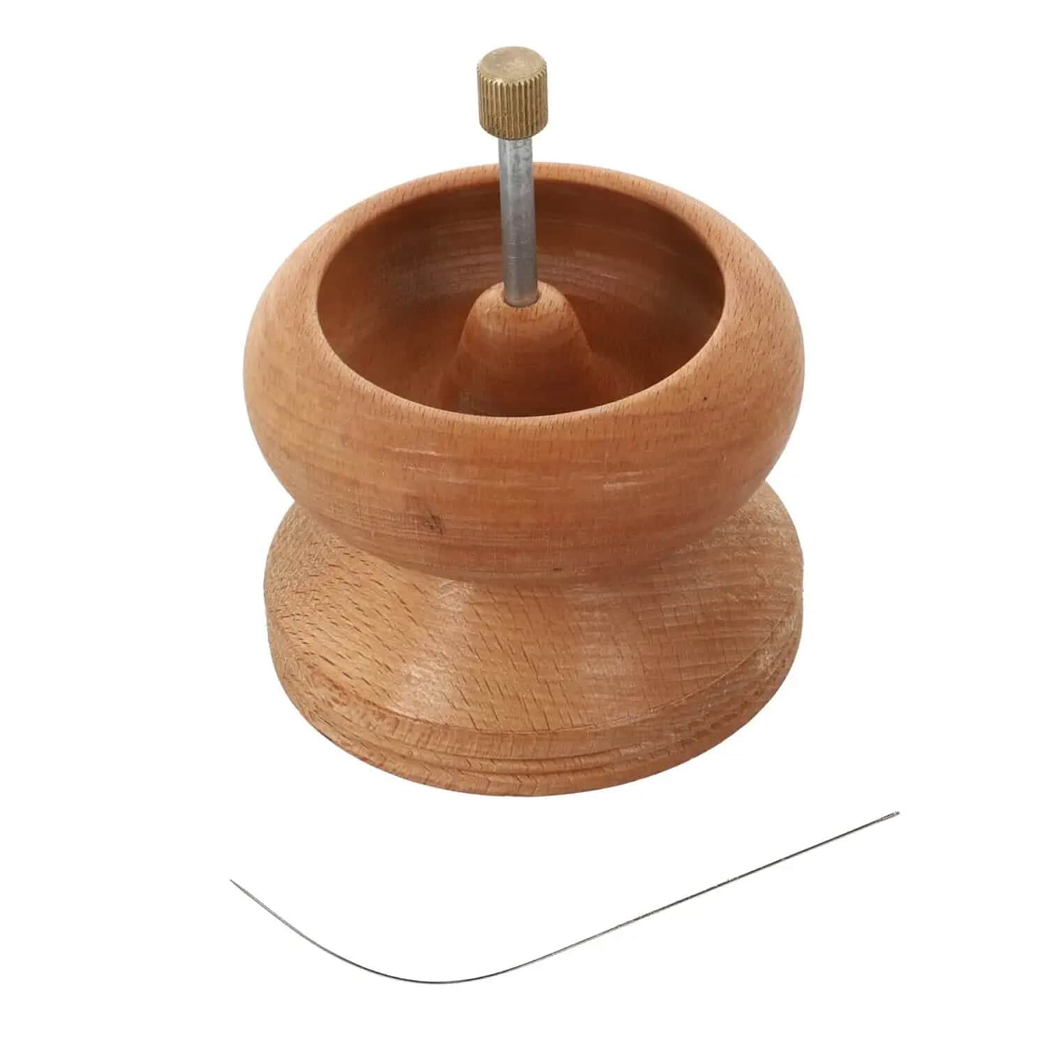 Large Wooden Bead Spinner 4.5 Diameter, 2 Beading Needles, 500g Seed Beads  11/0