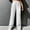 White, variant on ZZwxWA Wide Leg Pants Woman Pajama Pants Fashion Women's Casual Drawstring Waist Loose Long Pants Keep Warm Solid Length Pants