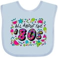 thumbnail image 3 of Inktastic All About the '80s Boys or Girls Baby Bib, 3 of 4