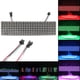 thumbnail image 5 of WS2812B RGB 8*32 píxeles Digital matriz de puntos flexible pantalla LED direccionable individualmente, 5 of 8