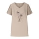 thumbnail image 4 of Camisetas de Cuello en V Mujeres Impresas Manga Corta Camiseta Casual, Ligera Y Básica de las Mujeres Camisetas Casuales, 4 of 4