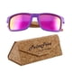 thumbnail image 1 of Modernas Gafas de Colores Soul Colors Polarized Purple Polarizado+UV400 Policarbonato Madera de Bambú, 1 of 1