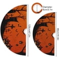 thumbnail image 3 of FMSHPON Halloween Pumpkin Xmas Christmas Tree Skirt Stand Mat for Holiday Party Decoration Indoor Outdoor 48 inches, 3 of 6