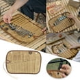 thumbnail image 2 of TIELUTT Roll Cutlery Storage Bag Tool Pouch Camping Portable Cutlery Bag Metal Food Storage Containers Kitchen Items for Home Marinating Container Small Kitchen Organization Dressing Containers with L, 2 of 8