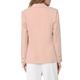 thumbnail image 3 of INSPIRE CHIC Elegant Women's Spring Blazer with Brooch for Business Work Suit 2026 S Pink, 3 of 5