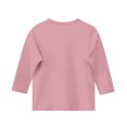 thumbnail image 4 of Tao Tao Teen Girls Casual 3/4 Sleeve T-Shirt Round Neck Cute Tops Basic Tees Blouses Loose Fit Pullover Solid Color Dressy Trendy Pink 160, 4 of 5