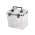 thumbnail image 2 of Camera Case with Handle Transparent Waterproof Dry Box with Front Locking latches for Cameras, Camping Durable Convenient to Carry Container , 20cmx16cmx18cm, 2 of 8