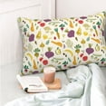thumbnail image 5 of Kdxio Cotton Pillow Cases 14"x20" Pillowcases,Soft and Breathable Bedroom Pillow Cases-Vegetable, 5 of 8