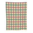 thumbnail image 1 of Red Green Plaid Check Throw Blanket, Super Soft Anti-Pilling Flannel Bed Blankets, 40"x30", 1 of 8