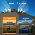thumbnail image 6 of Quictent 10x10 Pop up Canopy, Portable Instant Setup Gazebo with Waterproof & UV Protection for Camping, Beach, Parties, 6 of 7
