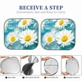 thumbnail image 6 of Fotbe Daisy Flowers 2-Piece Car Windshield Sun Shade | Sun Blocker for Car Windshield | Foldable Automotive Interior Accessories for Sun Protection-Medium, 6 of 7