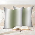 thumbnail image 4 of Pack of 2 Outdoor Pillow Covers 26x26 Inch Waterproof Gray Green Throw Pillow Covers,Decorative Couch Pillow Shams Protectors Modern Gradient Geometric Pillowcases Cushion Covers for Patio Garden, 4 of 8