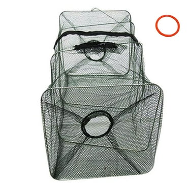 Guozer Clearance Fishing Bait Trap 1PCS Crab Trap Crawfish Trap Lobster Shrimp Foldable Throwing Net Fishing Nets Portable Folded Fishing Accessories