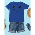 thumbnail image 3 of Smiling Face T-Shirt Juniors -Image by Shutterstock,  Medium, 3 of 4