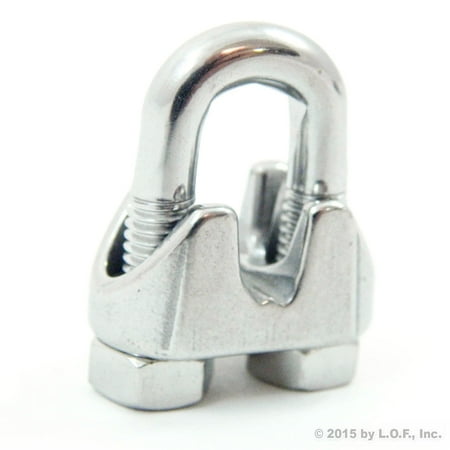 

Red Hound Auto Malleable Galvanized Wire Rope Cable Clip 3/16 inches - 5mm Premium