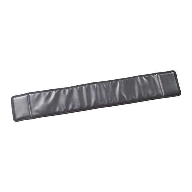 Correa de pantorrilla ajustable para silla de ruedas, repuesto, reparación, correa cómoda para la pierna Piel sintética negra