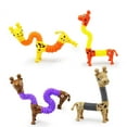 thumbnail image 6 of pdqouc Creative Kids Spring Dog Toys Fine Motor Skills Toddler Cartoon Animal Shape Sensory Toys Stretch Hose Toy Cute Dog Dinosaur Stress Toys for Little Boys Girls, 6 of 6