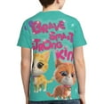 thumbnail image 2 of Boys Girls Super Kitties Shirt Graphic T-Shirt Crewneck Short Sleeve 3d Colorful Tops Tees, 2 of 7