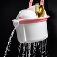 thumbnail image 5 of Tuvgenk Wall-Mounted Kitchen Drain Basket, Multifunctional Sink Caddy for Washing Vegetables and Fruit, Space-Saving Organizer, 5 of 7
