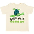 thumbnail image 3 of Inktastic Hilton Head Cute Smiling Sea Turtle Boys or Girls Toddler T-Shirt, 3 of 5