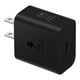 thumbnail image 2 of Cargador de Pared Samsung Tipo C Negro 25W, 2 of 4