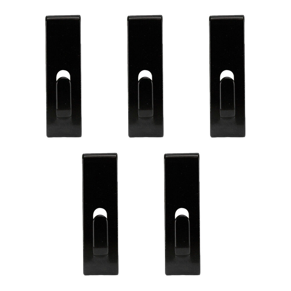 5 PCS BLACK Gridwall Utility Hook Picture Hanger Grid Panel Notch