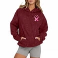 thumbnail image 2 of Cancer Awareness Hoodie 2025 Glitter Sparkle Hoodies with Pockets Hooded Sweatshirt Hoodie Women Pullover, 2 of 6