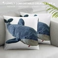 thumbnail image 3 of Blue Whale Plush, Stuffed Animal, Plush Toy, Gifts for Kids, Cuddlekins  Inches, 3 of 5