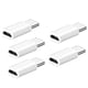 thumbnail image 1 of Compatible con S8 a Micro 5Pack Cargador Galaxy USB-C Adaptador de datos Tipo C Cargador de teléfono USB, 1 of 8