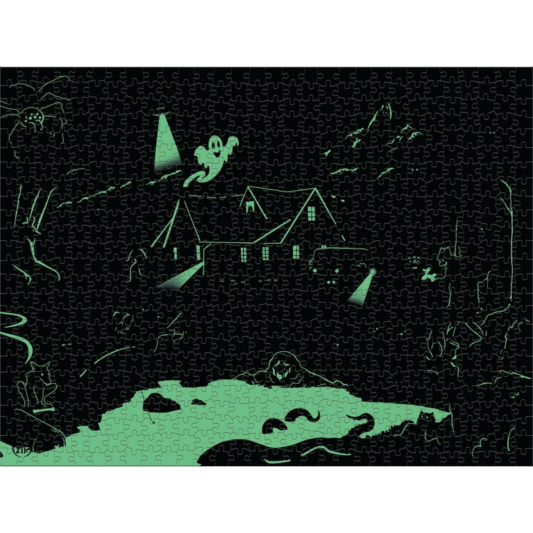 Ceaco 750 Piece A Supernatural Retreat Glow Interlocking Jigsaw