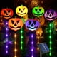 thumbnail image 1 of 2 luces solares de suelo de calabaza de Halloween de seis a uno, decoración de calabaza para jardín, decoración exterior, luz solar de suelo de Halloween, 1 of 8