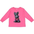 thumbnail image 3 of Inktastic Scottie Dog in Plaid Boys or Girls Long Sleeve Toddler T-Shirt, 3 of 5