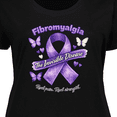 thumbnail image 4 of Inktastic Fibromyalgia Invisible Disease Women's Plus Size T-Shirt, 4 of 5