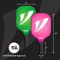 thumbnail image 2 of VORTExX Pickleball Set, Pink/Green, 15.75" x 7.75" x 2.9", 2 of 5