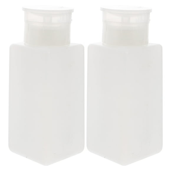 2pcs Empty Bottles Alcohol Dispenser Bottle Portable Anti-static Alcohol Bottle