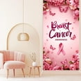 thumbnail image 5 of Ribbon Awareness Door Cover Decor, Polyester Breast Cancer Support Banner for Events & Offices, Inspirational Health Cause(Pink), 5 of 6