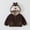Solid Color, variant on Hrsba Children's Winter Thickened Hooded Warm Coat Kids Unisex Jacket Boys Girls Coat Long Sleeve Hooded Solid Color Fleece Jacket