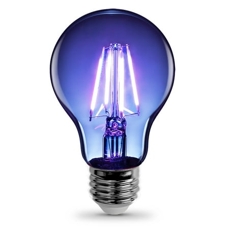 

Feit Electric 4.5W (40 Watt Equiv) Clear Glass Blue A19 Filament LED Bulb E26 Med. Base Dimmable