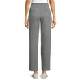 thumbnail image 3 of Time and Tru Women's High Rise Drawstring Waist 30" inseam Knit Pants, 3 of 6