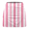 thumbnail image 5 of Qgtaibl Women's Striped Tennis Skirt High Waisted 2 in 1 Athletic Skorts with Built-in Shorts Plus Size Loose Fit Summer Workout Skorts A Multicolor XXXL, 5 of 5