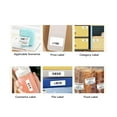 thumbnail image 3 of Shipping Portable Thermal Printer Rechargeable Printing Machine for Photo Document Shipping Label Built in 1200mAh Battery Cyan, 3 of 7