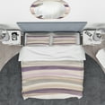 thumbnail image 3 of Designart 'Shape of Glam Purple' Geometric Duvet Cover Set, 3 of 4