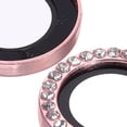 thumbnail image 3 of DEEPCRAFF 2Pcs Pink Camera Lens Protective Covers Fingerprint Resistance for Smartphone Users, 3 of 6