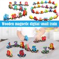 thumbnail image 2 of Wooden Digital Early Education Trackless Numbers Set' Trains, 2 of 8