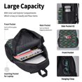 thumbnail image 4 of Balery River Freshwater Fish Mochila Escolar 3 en 1 para Niños - Mochila Resistente con Lonchera Térmica y Estuche - Mochila Escolar para Niños y Niñas, 4 of 7
