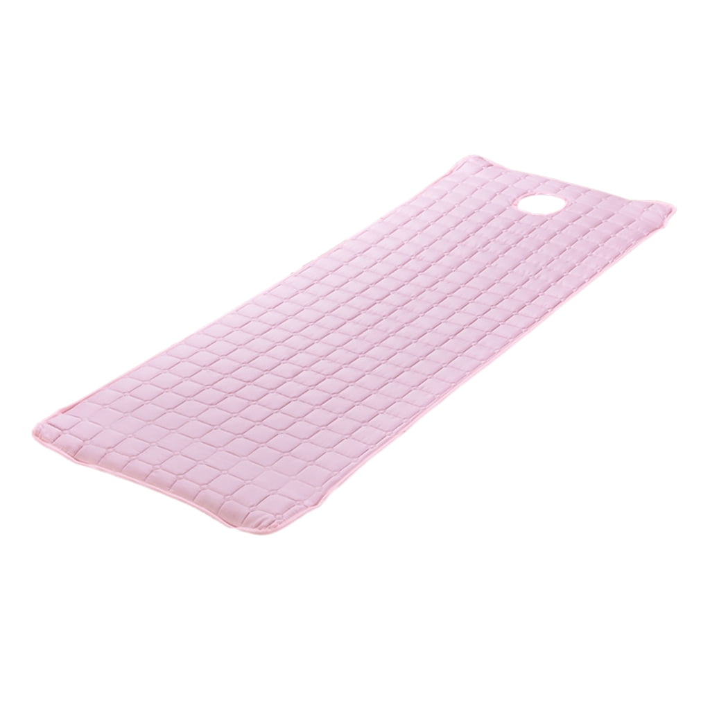 Thicken Massage Table Mattress Bed Sheet with Face Hole 75x28 Pink